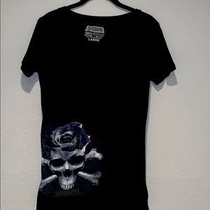 Black graphic Tee